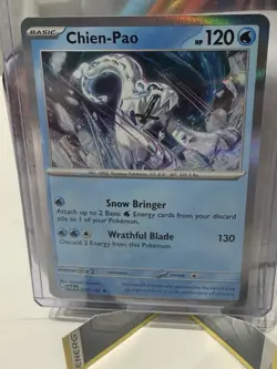 Pokemon TCG Chien-Pao 057/182 SV04 Paradox Rift Holo - Image 1