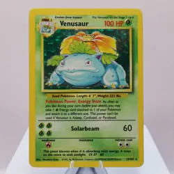 Pokemon TCG - Venusaur 15/102 Base Set Holo Rare WOTC 1999 - PL - Image 2