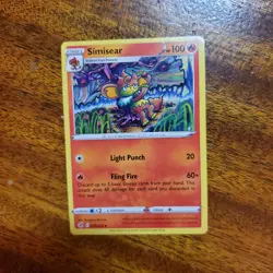 Pokemon - Simisear - 038/264 - Uncommon - Fusion Strike - NM/M - Image 1