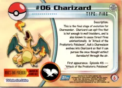 #06 Charizard Pokemon Topps Cards Fast Shipping! - Image 2