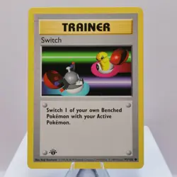 Pokemon TCG - Switch 95/102 Base Set Common 1st Edition WOTC 1999 - EXC - Image 2
