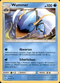 Pokemon 26/131 Wummer - Sonne und Mond - Grauen der Lichtfinsternis - Image 1