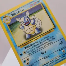 Pokemon TCG - Wartortle 42/102 Base Set Uncommon WOTC 1999 - EXC/NM - Image 1