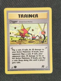 Digger Pokemon • Uncommon • 75/82 - Team Rocket - first edition - Image 1