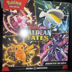 Pokemon Paldean Fates Scarlet & Violet Booster Bundles New Sealed - Image 1