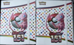 x2 Pokemon Scarlet & Violet 151 - Mew Binder Collection - BINDER ONLY - Image 1