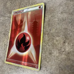 Pokemon TCG 2011 Fire Energy 89/95 Call of Legends Holo LP - Image 2