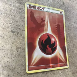 Pokemon TCG 2011 Fire Energy 89/95 Call of Legends Holo LP - Image 3