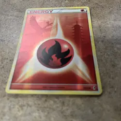 Pokemon TCG 2011 Fire Energy 89/95 Call of Legends Holo LP - Image 4