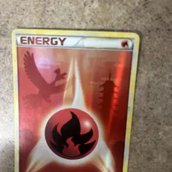 Pokemon TCG 2011 Fire Energy 89/95 Call of Legends Holo LP - Image 5