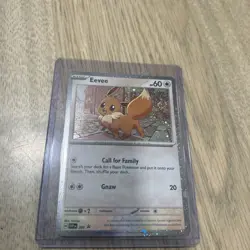 Pokemon TCG ~ Eevee #200 ~ HOLO SWIRL ~ Cosmo Black Star Promo ~ Destined Rivals - Image 1