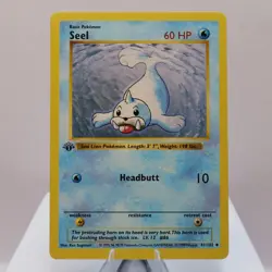 Pokemon TCG - Seel 41/102 Base Set Uncommon 1st Edition WOTC 1999 - EXC/NM - Image 2
