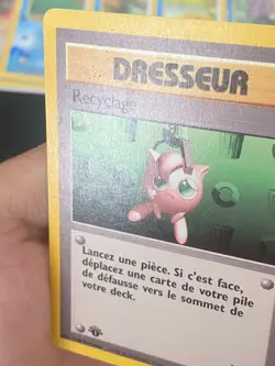 CARTE POKEMON RECYCLAGE 61/62 EDITION 1 FR COMMUNE WIZARDS FOSSILE - TBE - Image 2