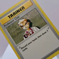 Pokemon TCG - Professor Oak 88/102 Base Set Uncommon Shadowless WOTC 1999 - MP - Image 1