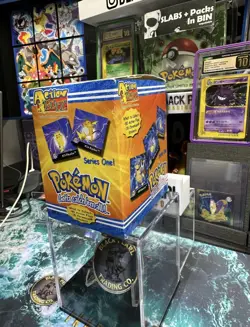 Pokemon Action Flipz Series 1 *Blue Crimp* Factory Sealed 24CT Vintage Box - Image 2