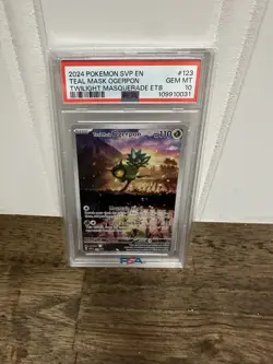 Teal Mask Ogerpon 123 Pokemon SV PSA 10 Gem Mint - Image 1