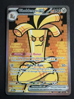 Gholdengo ex SIR 252/182 Special Illustration Rare SV04 Paradox Rift Pokemon LP - Image 5