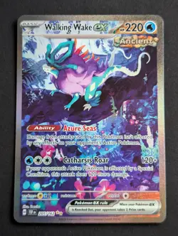Walking Wake ex - 205/162 Temporal Forces Special Illustration Pokemon - NM - Image 4