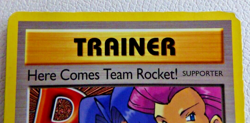 Trainer Secret Pokemon TCG Card Evolutions Here Comes Team Rocket 113/108 - Image 3