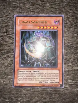 Chaos Sorcerer TU02-EN001 Ultra Rare Yugioh LP - Image 1
