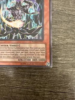 Chaos Sorcerer TU02-EN001 Ultra Rare Yugioh LP - Image 5