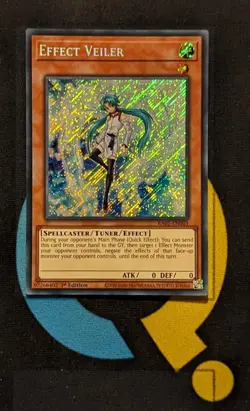 RA01-EN003 Effect Veiler Secret Rare 1st Edition YuGiOh Card - Image 1