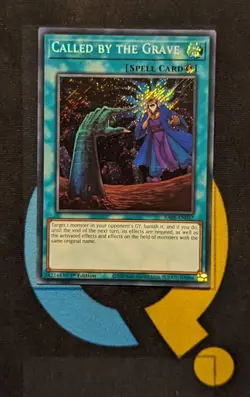 RA01-EN057 Called by the Grave Secret Rare 1st Edition YuGiOh Card - Image 1