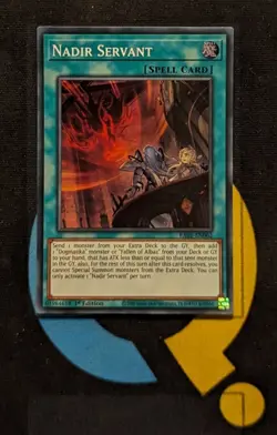 RA01-EN062 Nadir Servant Super Rare 1st Edition YuGiOh - Image 1