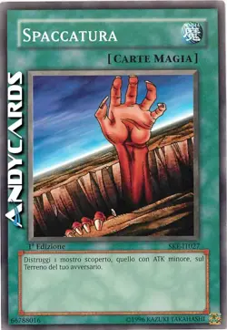 SPACCATURA • (Fissure) • Comune • SKE IT027 • 1Ed • Yugioh! • ANDYCARDS - Image 1