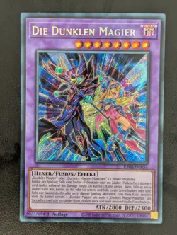Die Dunklen Magier RA04-DE054 Secret Rare Deutsch NM YUGIOH - Image 1