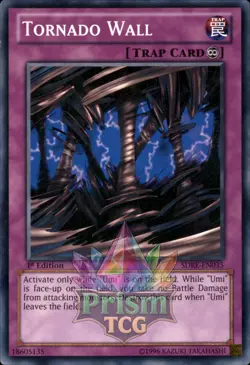 1st Ed Tornado Wall SDRE-EN035 Yugioh - Image 1