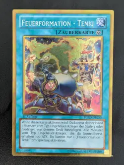 Feuerformation - Tenki PGLD-DE050 Gold Rare Deutsch EX YUGIOH - Image 1