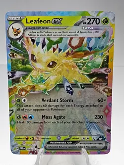 Pokemon TCG Leafeon ex 006/131 Prismatic Evolutions Double Rare Holo - Image 1
