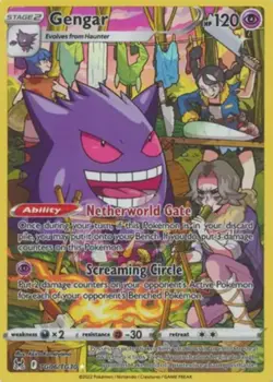 Pokemon TCG Gengar TG06/TG30 Trainer Gallery Lost Origin Full Art Near Mint - Image 1