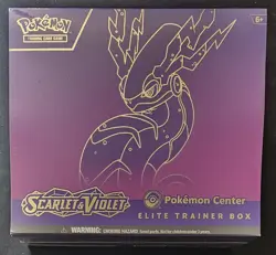 Pokemon Center Exclusive Scarlet & Violet Miraidon Elite Trainer Box New Sealed - Image 1