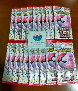 20 Packs 140 Cards Pokemon Scarlet & Violet 151 sv2a w/o Box Free Shipping Japan - Image 5