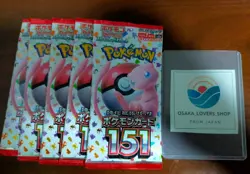 Pokemon Card Scarlet & Violet Booster Pack 151 sv2a Japanese Pokemon TCG 5 Pks - Image 4