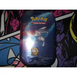 Pokemon Kanto Power Trading Card Game Tin Mew & Psyduck Series 2 Factory Sealed - Image 1