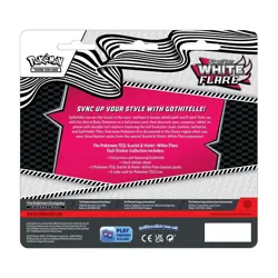 Pokemon Scarlet Violet White Flare Tech Sticker Collection - New Sealed - Image 3