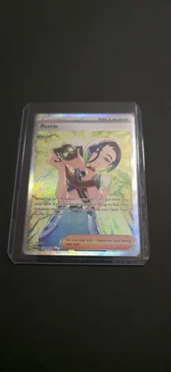 Pokemon Perrin Full Art Trainer Twilight Masquerade Holo 220/167 NM - Image 1