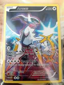 ARCEUS XY116 Pokemon MYTHICAL COLLECTION PROMO FULL ART HOLO FOIL Black Star - Image 1