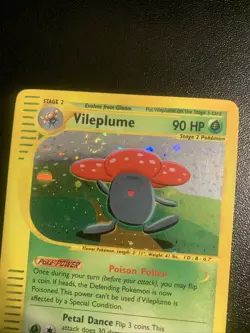 Vileplume 31/165 Holo Rare-Pokemon TCG: Expedition Base Set SWIRL Holo LP - Image 2