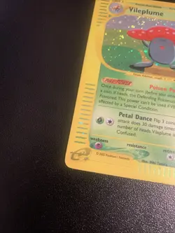 Vileplume 31/165 Holo Rare-Pokemon TCG: Expedition Base Set SWIRL Holo LP - Image 4