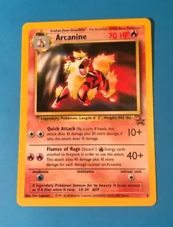 Arcanine 2000 Black Star Promo #6 Pokemon Card - NM - Image 1