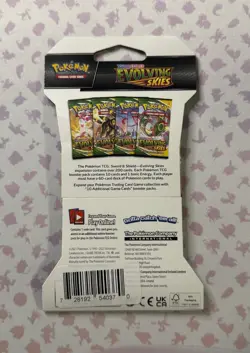 2021 Pokemon SWSH Evolving Skies Sleeved Booster Pack Umbreon Art (1/4) - Image 2