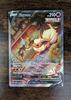 Pokemon TCG Flareon v SWSH179 Alternate Art - Image 1