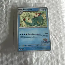 Pokemon Feraligatr Illustration Contest 2024 Sealed Promo Pack 3 Cards - Image 1