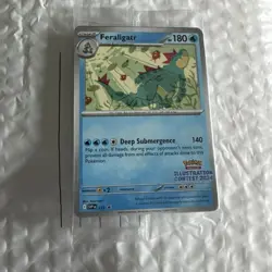 Pokemon Feraligatr Illustration Contest 2024 Sealed Promo Pack 3 Cards - Image 2