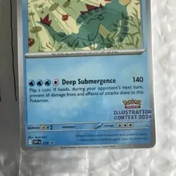 Pokemon Feraligatr Illustration Contest 2024 Sealed Promo Pack 3 Cards - Image 5