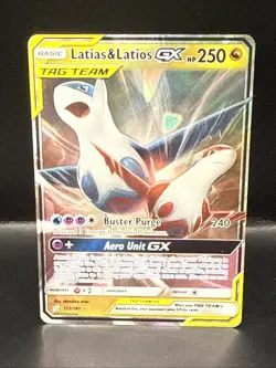 Pokemon Latias & Latios GX Tag Team Full Art Holo 113/181 - Image 2